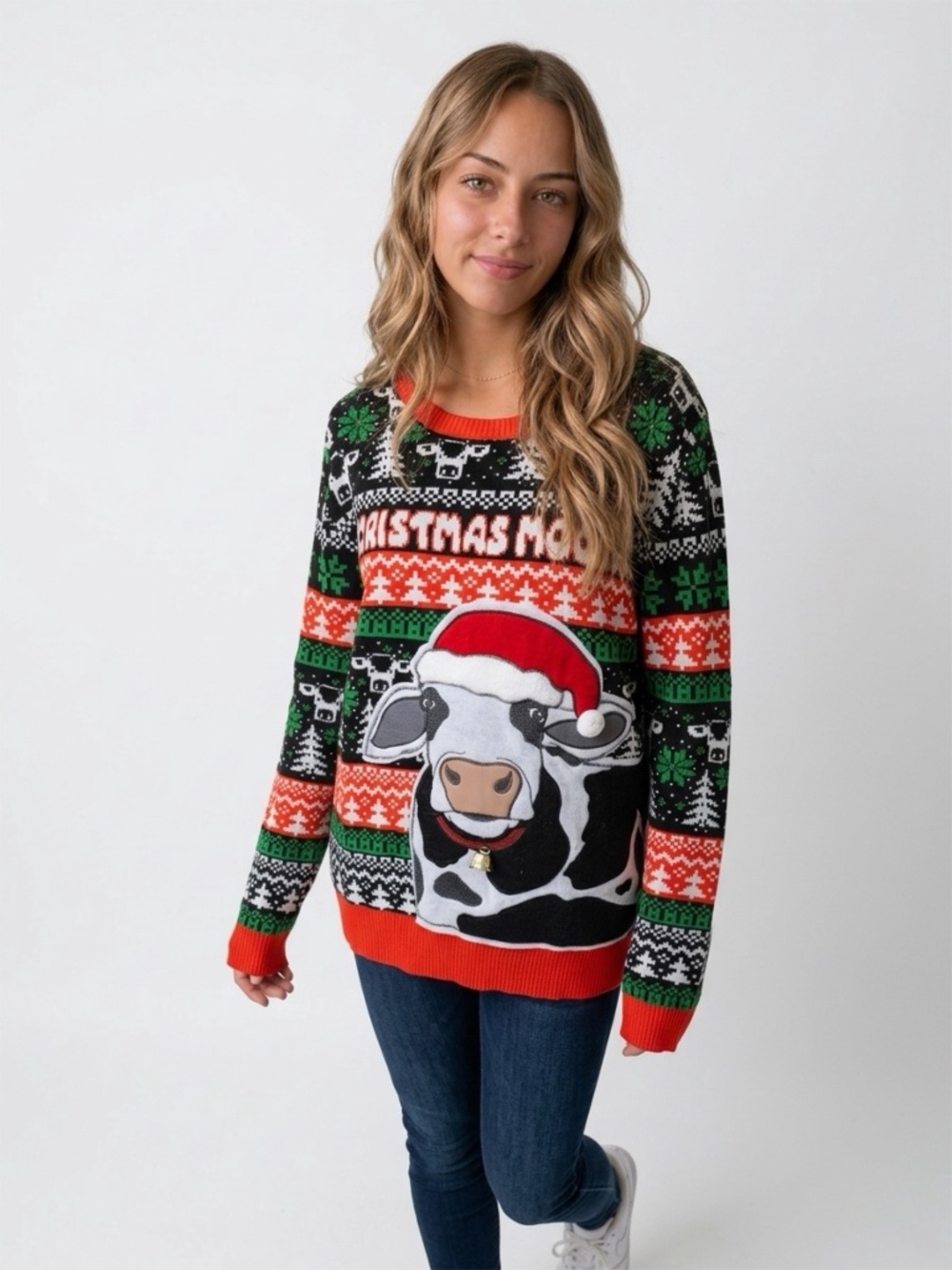 MAD engine Christmas Mood Holiday Sweater Size XL
